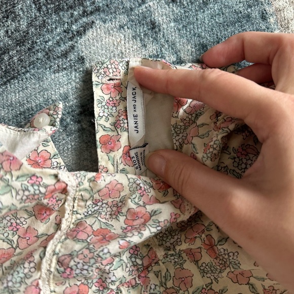 Floral Janie and Jack Dress with Bloomers - Picture 3 of 4